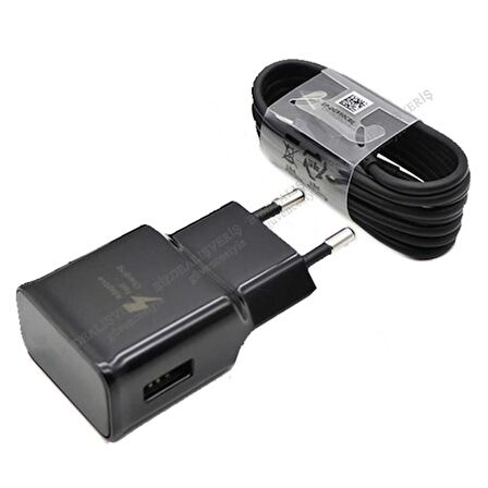 Samsung Galaxy C9 Pro Type-C Hızlı Şarj Cihazı Aleti Beyaz Beyaz