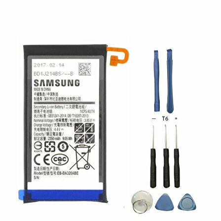 SAMSUNG A3 A320 PİL BATARYA EB-BA320ABE VE TAMİR SETİ