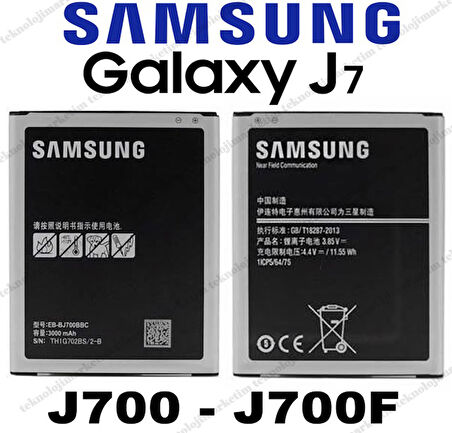 SAMSUNG J7 J700 BATARYA PİL EB-BJ700CBE