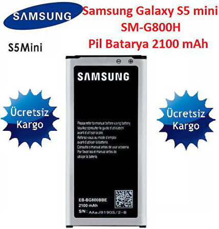 SAMSUNG S5 MİNİ BATARYA PİL G800 EB-BG800CBE
