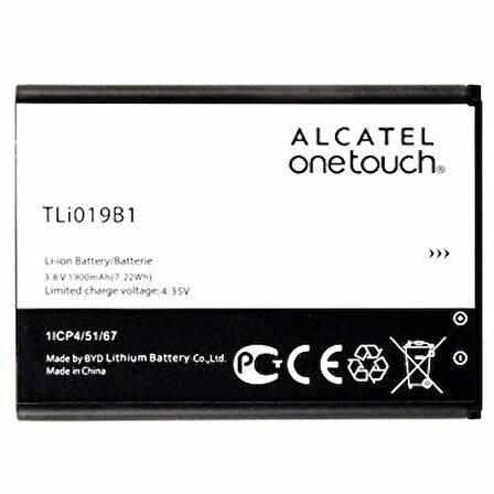 ALCATEL ONETOUCH POP C7 PİL BATARYA TLİ019B1