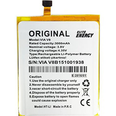 CASPER VİA V6 PİL BATARYA VE TAMİR SETİ