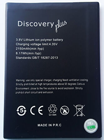 GENERAL MOBİLE DİSCOVERY PLUS PİL BATARYA