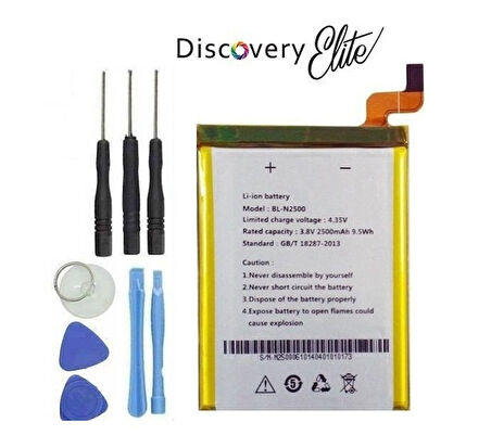 GENERAL MOBİLE DİSCOVERY E7 ELİTE PİL BATARYA  BL-N2500 ve TAMİR SETİ