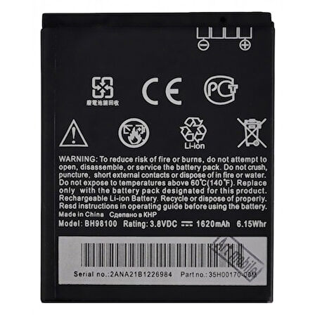 HTC DESİRE SV T326E / DESİRE P BATARYA PİL T326H BH98100