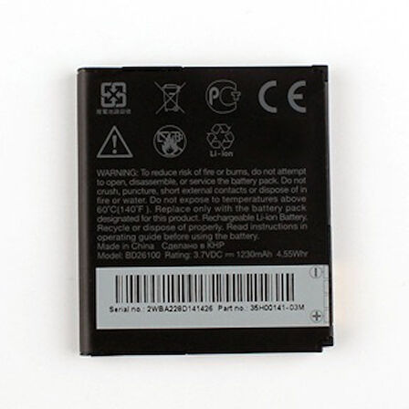 HTC DESİRE HD PİL BATARYA BD26100