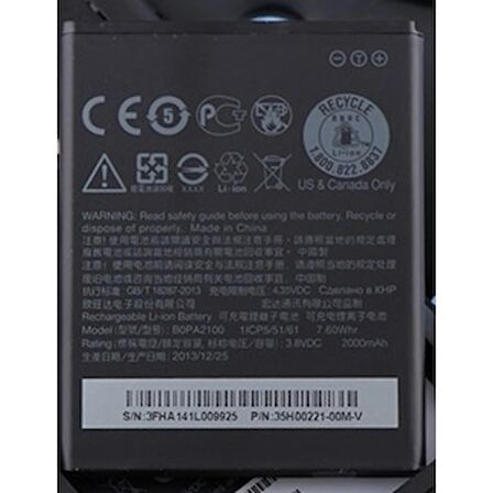 HTC DESİRE 310 PİL BATARYA  BOPA2100