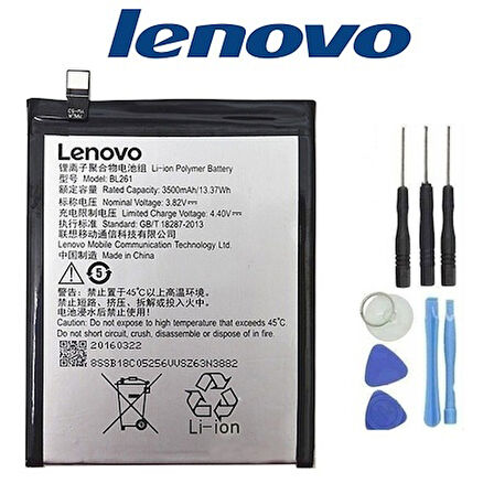 LENOVO VİBE K5 NOTE BL261 BATARYA PİL ve TAMİR SETİ