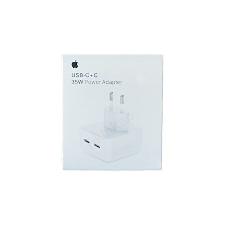 Apple 35 W Çift USB-C Bağlantı Noktalı Güç Adaptörü