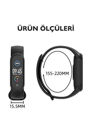 Xiaomi mi Band 3 Ve Mi Band 4 Silikon Kordon