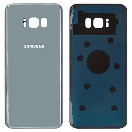 Samsung Galaxy S8 Plus SM-G955 Arka Kapak Pil Kapağı Gümüş