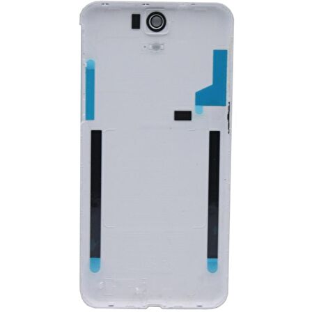 Htc One E9 Arka Kapak Yapışkanlı Pil Batarya Kapağı - Beyaz