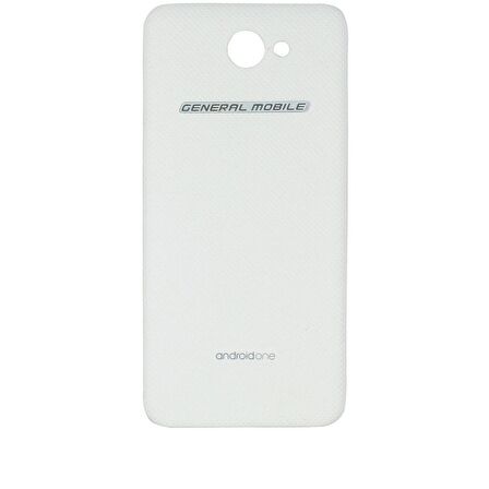 General Mobile Discovery Gm6 Arka Kapak Beyaz - Siyah