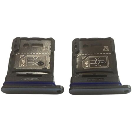 Vivo V21 Sim Kart Tepsisi Sim Aparatı - Koyu Mavi