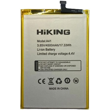 Hikıng A41 Pil Batarya 4500 Mah + Tamir Seti