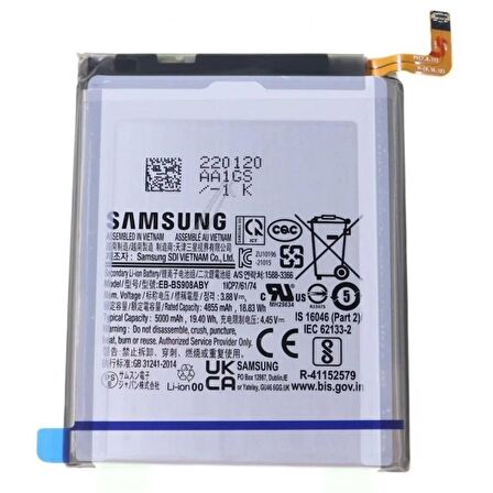 Samsung Uyumlu Glaxy S22 Ultra Pil Batarya Bs908aby