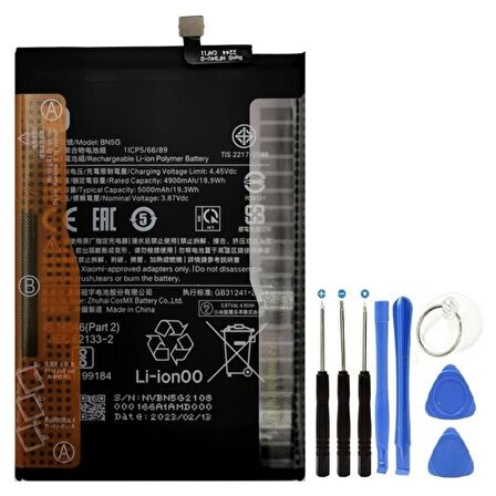 Xiaomi Redmi 10a Pil Batarya Bn5g 5000 Mah+tamir Seti