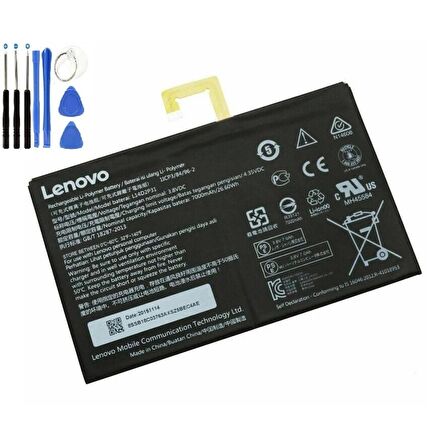 Lenovo Tab 2 A7600 Pil Batarya L14d2p31 7000 Mah+tamir Seti