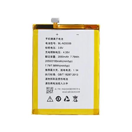 Gionee Gn9005 Elife S5 Fly Iq4516 Bl-n2000b Pil Batarya