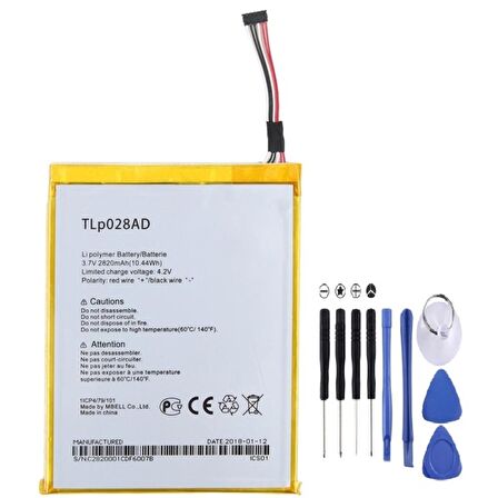 Alcatel Piixel 30t Pil Batarya Ot-9600w Tlpo28ad+tamir Set
