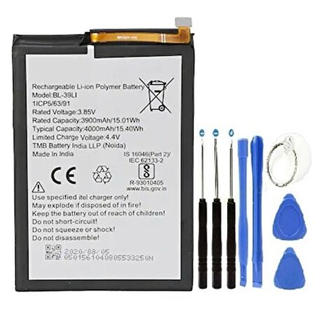 İnifix Vision A56 Pil Batarya Bl-39li+tamir Seti