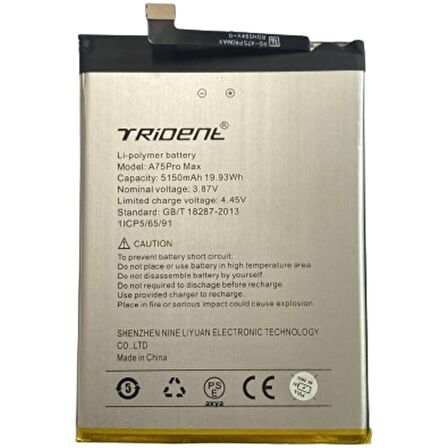 Trident A75 Pr0 Max Pil Batarya 5150 Mah