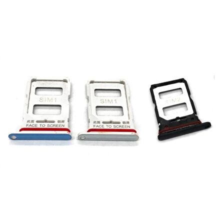 Xiaomi 12t Lite Sim Tepsisi Sim Tray - Gümüş