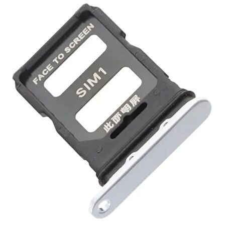 Xiaomi Mi 13 Sim Kart Tepsisi Sim Tray - Gümüş Gri