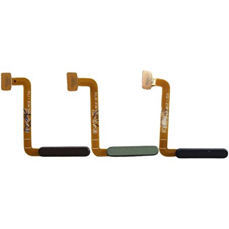 Samsung Uyumlu M23 On Off Tuşlu Parmakizi Okuyucu Tuş Filmi - Kahverengi