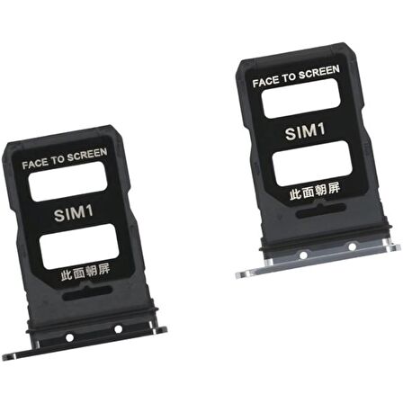 Xiaomi Mi 13 Pro Sim Kart Tepsisi Sim Tray - Siyah