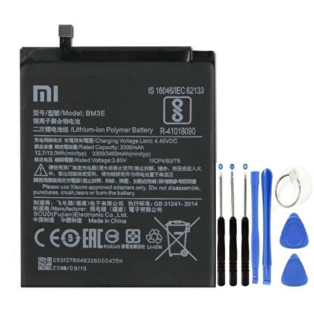 Xiaomi Mi 8 Pil Batarya + Tamir Seti Bm3e 3400 Mah