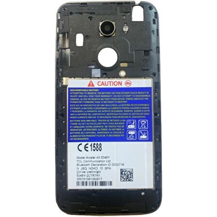 Alcatel A3 5046y Orta Kasa Ekran Çıtası Füme