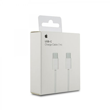 Apple İphone 15-15 Pro-15Pro maxMUF72ZE/A Type-C To Type-C Şarj Kablosu 1 M