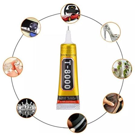 T8000 Tutkal Cep Telefonu Lcd Ekran Yapıştırıcı 15Ml-50Ml-110Ml