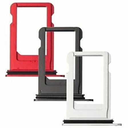 İphone Se 2020 Uyumlu Sim Kart Tepsisi - Gümüş Gri