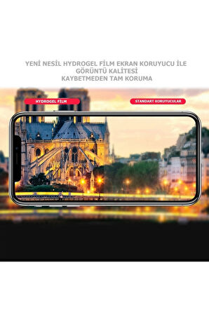Huawei P40 Pro Uyumlu Kırılmaz Cam Özel Kesim Hydrogel Film