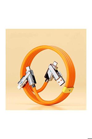 Type-C Type-C Type-C Lightning Usb Type-C Usb Lightning 80w 6A Turbo Hızlı Şarj Ve Data Kablosu