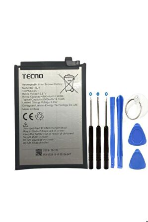 Tecno Camon 17 Pil Batarya BL-49GT+Tamir Seti 5000 mAh
