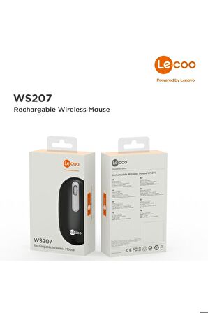 Lenovo Ws207 Şarj Edilebilir Kablosuz Mouse Beyaz