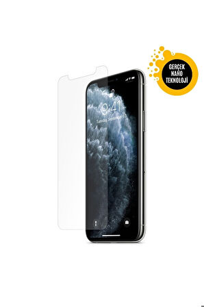 Iphone 11 Pro Max Uyumlu Gerçek Nano Ekran Koruyucu Kırılmaz Cam