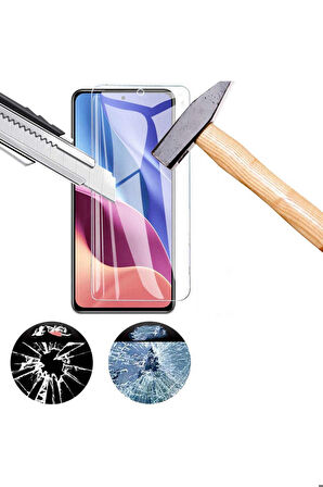 Oppo A15S Şeffaf Esnek Nano Kırılmayan Ekran Koruyucu Uyumlu