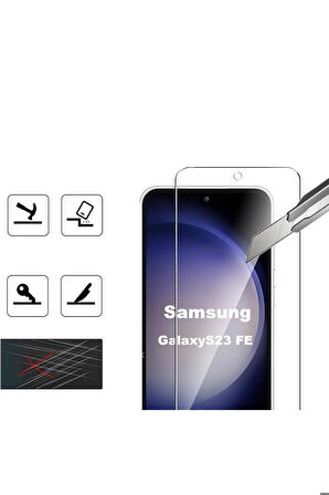 Samsung Galaxy S23 FE Nano Ekran Koruyucu Kırılmaz Cam