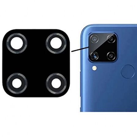 Realme C15 Kamera Lens Camı