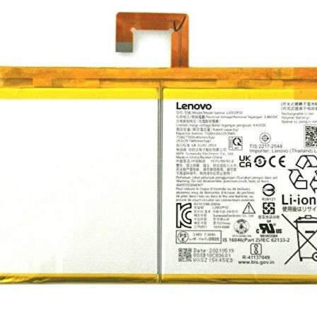 Lenovo Tab P11 TB-J606N TB-J606X Tablet Batarya Pil L20D2P32