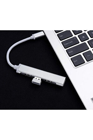 Usb-c 4'lü Çoğaltıcı Usb 3.0 Hub Uyumlu