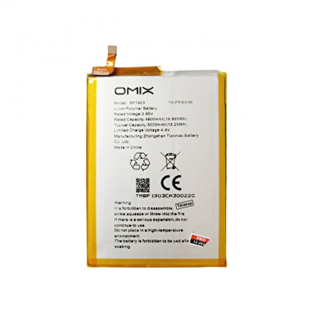 Omix X400 Pil Batarya 5000 Mah Bp1903