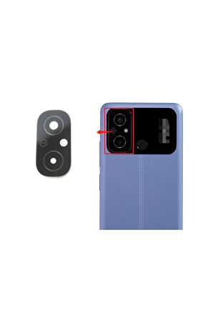 Xiaomi Uyumlu Poco C55 Kamera Lensi Cam 22127PC95I