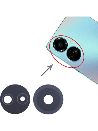 Tecno Uyumlu Camon 19 Pro Kamera Lensi Cam Cı8, CI8N