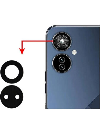 Tecno Camon 19 Neo Ile Uyumlu Kamera Camı Ch6i