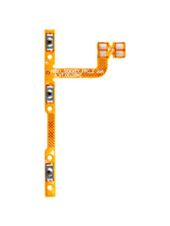 Tecno Uyumlu Pova 5 On Off Yan Ses Power Film Flex LH7N